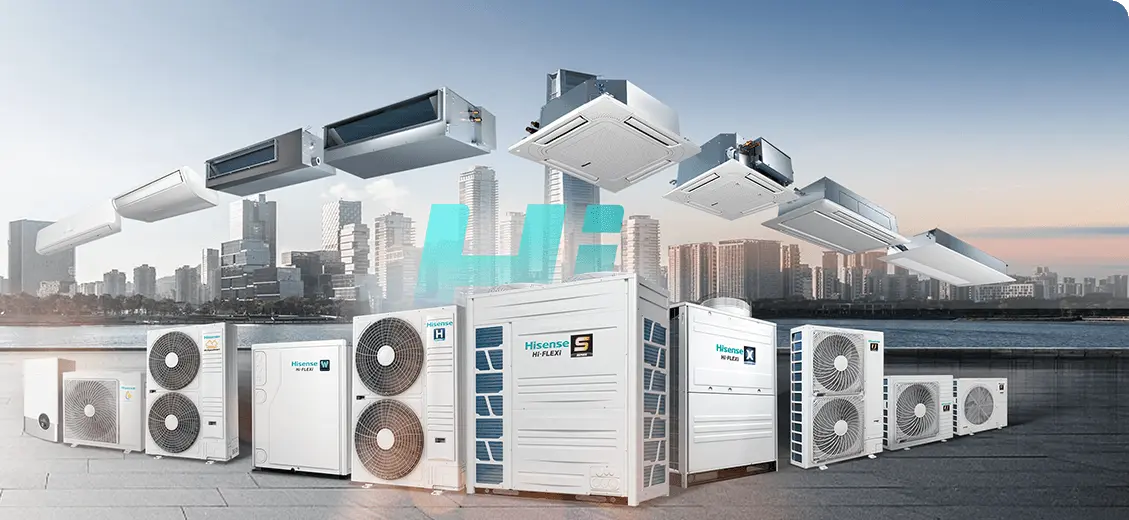 Hisense VRF outdoor and indoor units